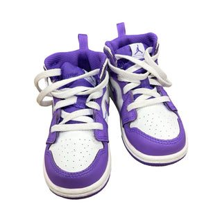 Nike Purple venom Air Jordan mid sneakers, 7 little kid