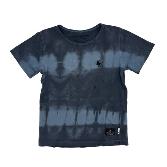 Munster blue/black tie dye tshirt, 4 years