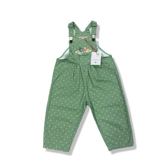 Konges Slojd Dot pistachio Nola overalls - new with tag, 2 years