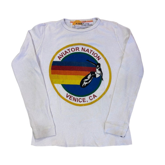 Aviator Nation waffle long sleeve, 12 years