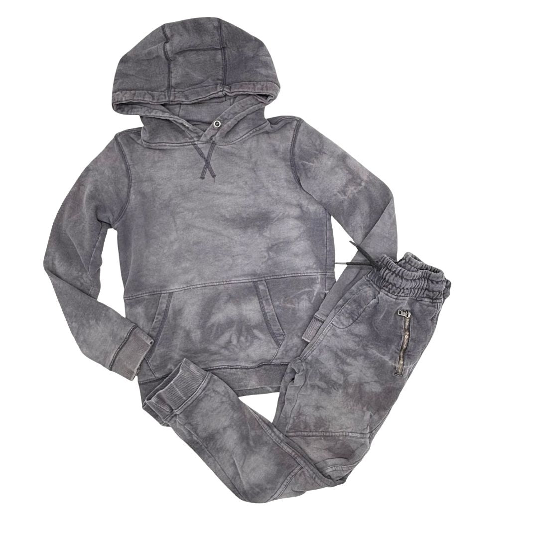 Joe's grey tie dye sweat set, 7 years