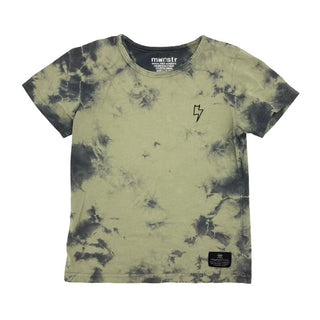 Munster green/blue tie dye tshirt, 6 years