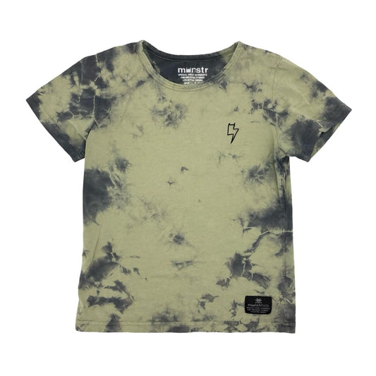 Munster green/blue tie dye tshirt, 6 years