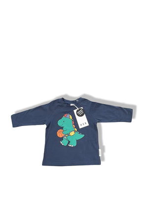 Hux Baller Dino Raglan top, 6-12 months