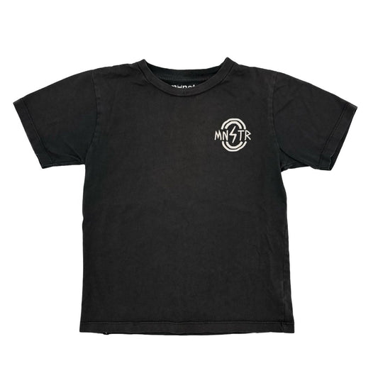 Munster black tshirt w/decal on back, 6 years