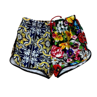 Dolce & Gabbana Patchwork swim shorts, 8 years