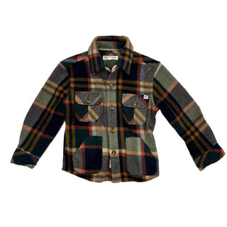 Appaman plaid fleece button up, 3 years