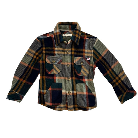 Appaman plaid fleece button up, 3 years