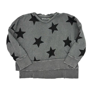 Nununu grey star boxy sweatshirt, 4-5 years