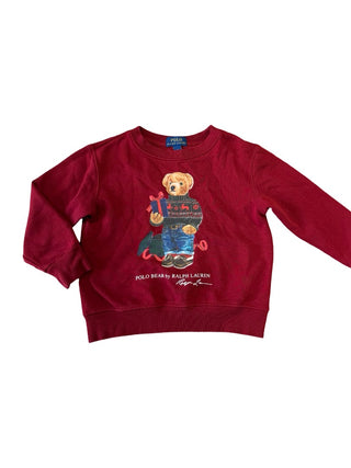 Ralph lauren Bear Crewneck holiday sweater, 3 years