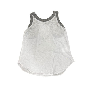 Chaser White Tank Top with Grey Neckline, 3 years