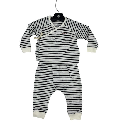 Petit Bateau Navy stripped pj set, 12 months
