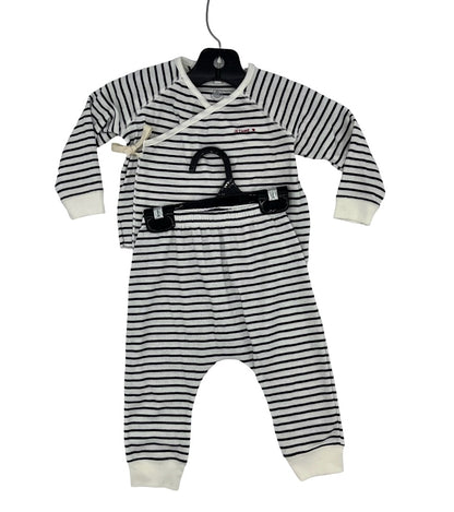 Petit Bateau Navy stripped pj set, 12 months
