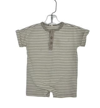 Quincy Mae Stripped romper, 6-12 months