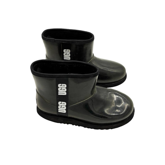 Ugg classic clear black winter boots, 5 big kid