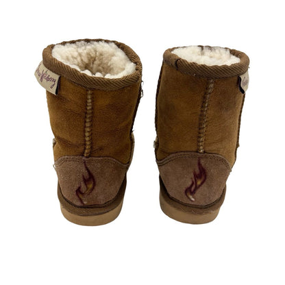 Penelope Wildberry hand painted ugg winter boots, 7 litte kid