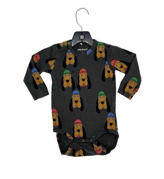 Mini Rodini Dog onesie, 4-9 months