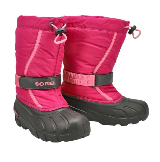 Sorel blush/pink Flurry winter boots, 3 big kid