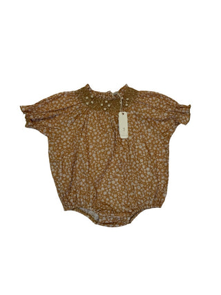 Noralee Maddie romper golden meadow - new with tag, 6 months
