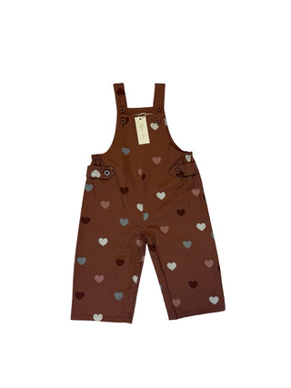 Rylee + Cru Archie hearts overall - new with tag, 6-12 months