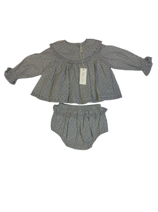 Rylee + Cru Rori set dusty blue - new with tag, 6-12 months
