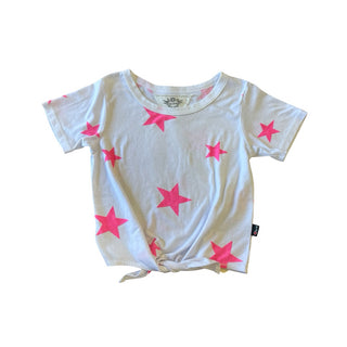 T2Love White w/pink star tshirt, 6 years