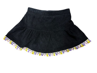 Pixielane black terrycloth skirt, 7 years