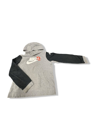 Nike Gray hoodie with logo, Lagre