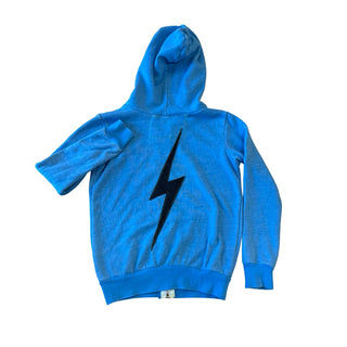 Aviator Nation Blue lightning bolt full zip hoody, 6 years
