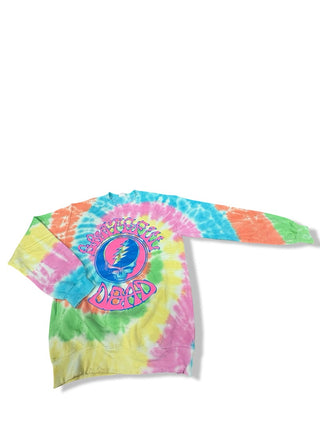 Made Worn Tie Dye Greatful Dead Crewneck, XS