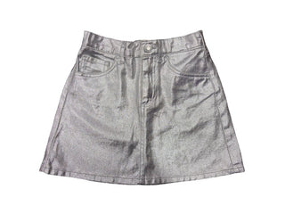 H&M silver skirt, 6-7 years