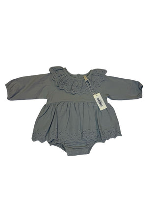 Quincy Mae Thalia romper cloud  - new with tag, 3-6 months