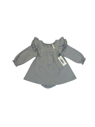 Quincy Mae Long sleeve cloud flutter dress  - new with tag, 3-6 months