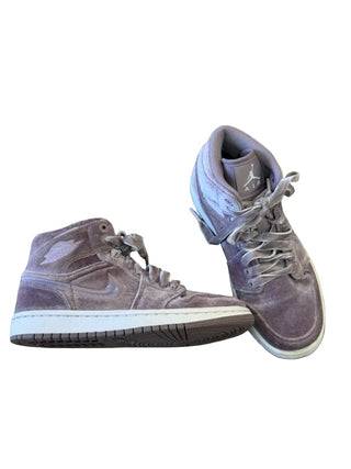 Air Jordan 1 Mid SE Purple velvet, 5 big kid