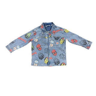 H&M Marvel denim jacket, 5-6 years