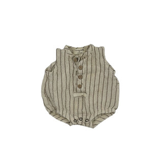 1 + in the Family Stripped romper, 3 months