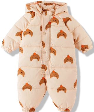 Tiny Cottons Croissant Padded Overall Snowsuit, 12 months