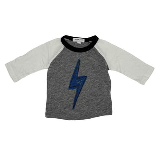 Joah Love Lightning bolt baseball shirt, 6 months