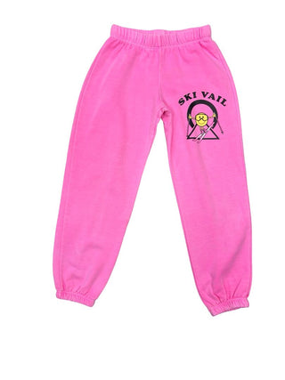 Firehouse pink "ski" sweatpants, small