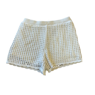 Art Class Cream crochet shorts, 10-12 years (large)