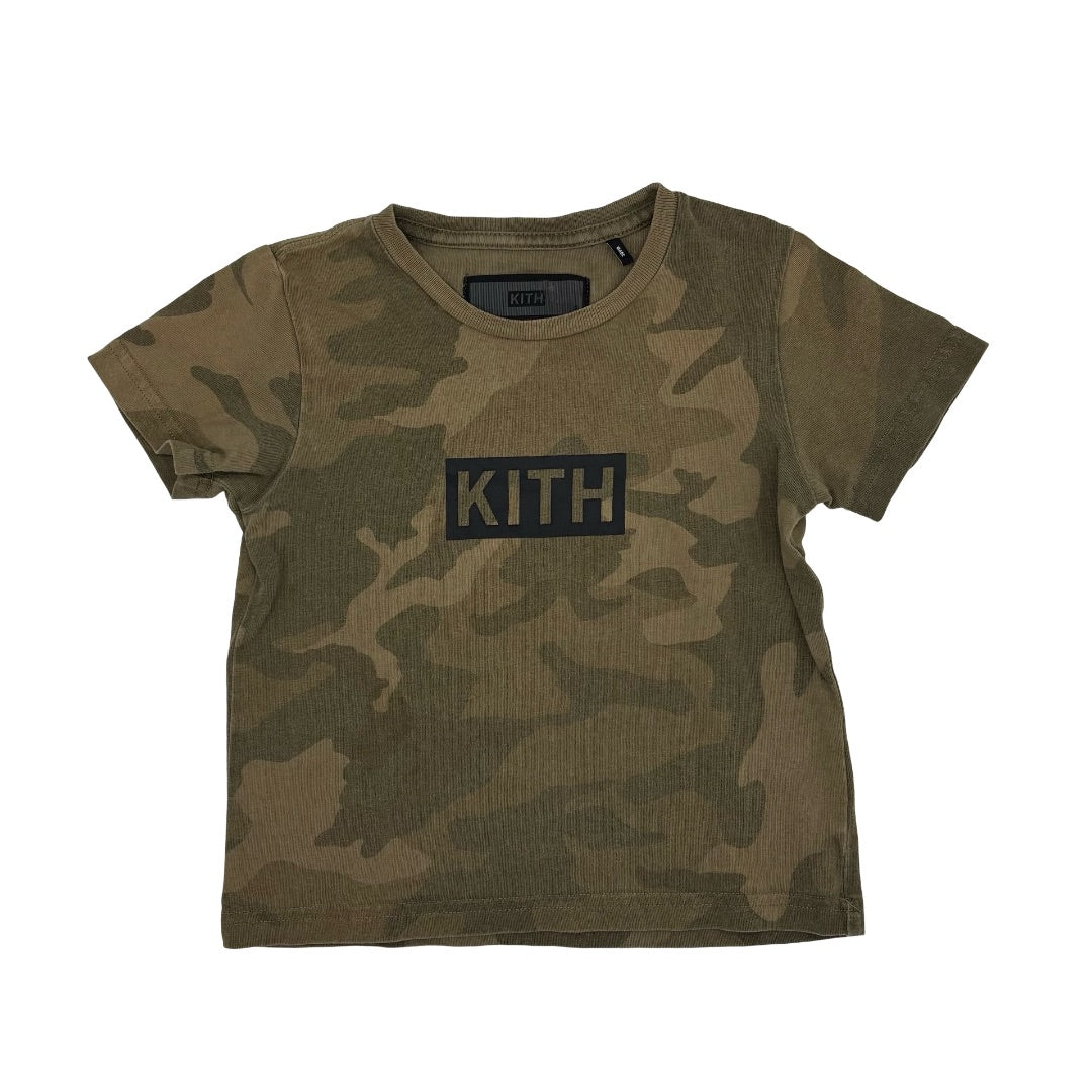 Kith Green camo tshirt, 2 years