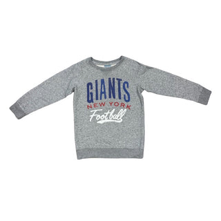 Junk food Giants New York heather Grey Crewneck, 8-10 years