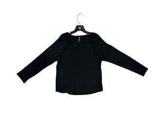 Pixielane black long sleeve with ruffle, 7 years