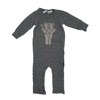 Hux Grey bear play suite, 6-12 months