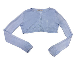 Mayoral Light Blue Bolero Cardigan, 7 years