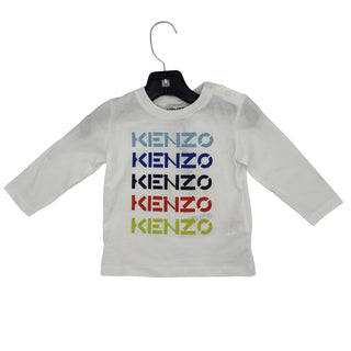 Kenzo White logo long sleeve, 12 months
