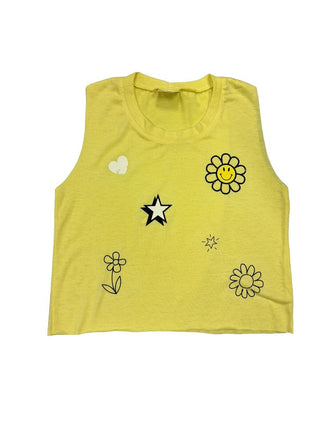 Firehouse Yellow Tank with Graphics, small