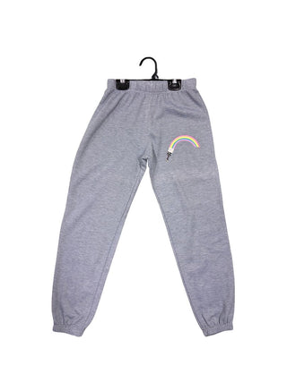 Firehouse grey sweatpants with graphic, medium
