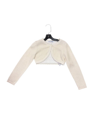 Mayoral champagne single button cardigan, 6 years
