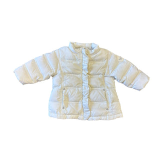 Armani white puffer winter coat, 6 months